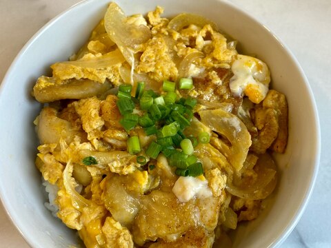 主夫がつくるカレー風味の親子丼